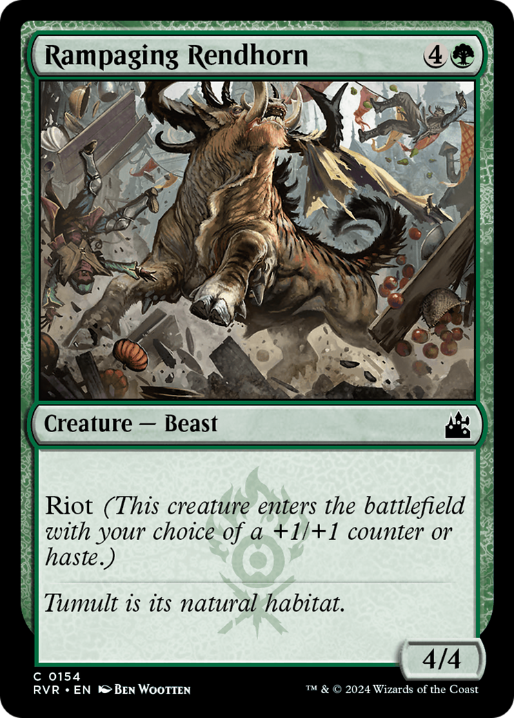 Rampaging Rendhorn [Ravnica Remastered] | Shuffle n Cut Hobbies & Games