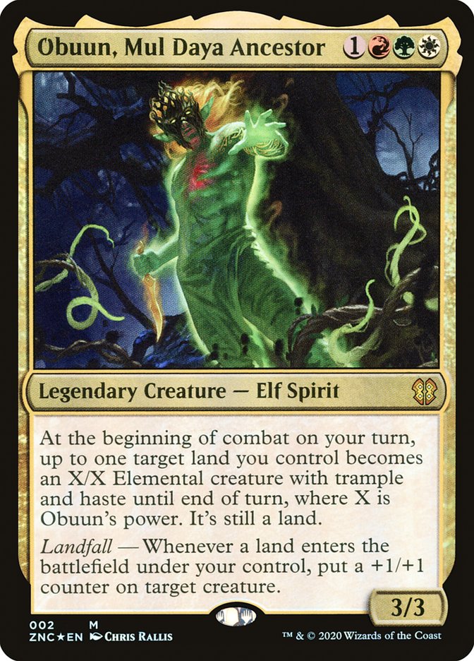 Obuun, Mul Daya Ancestor [Zendikar Rising Commander] | Shuffle n Cut Hobbies & Games