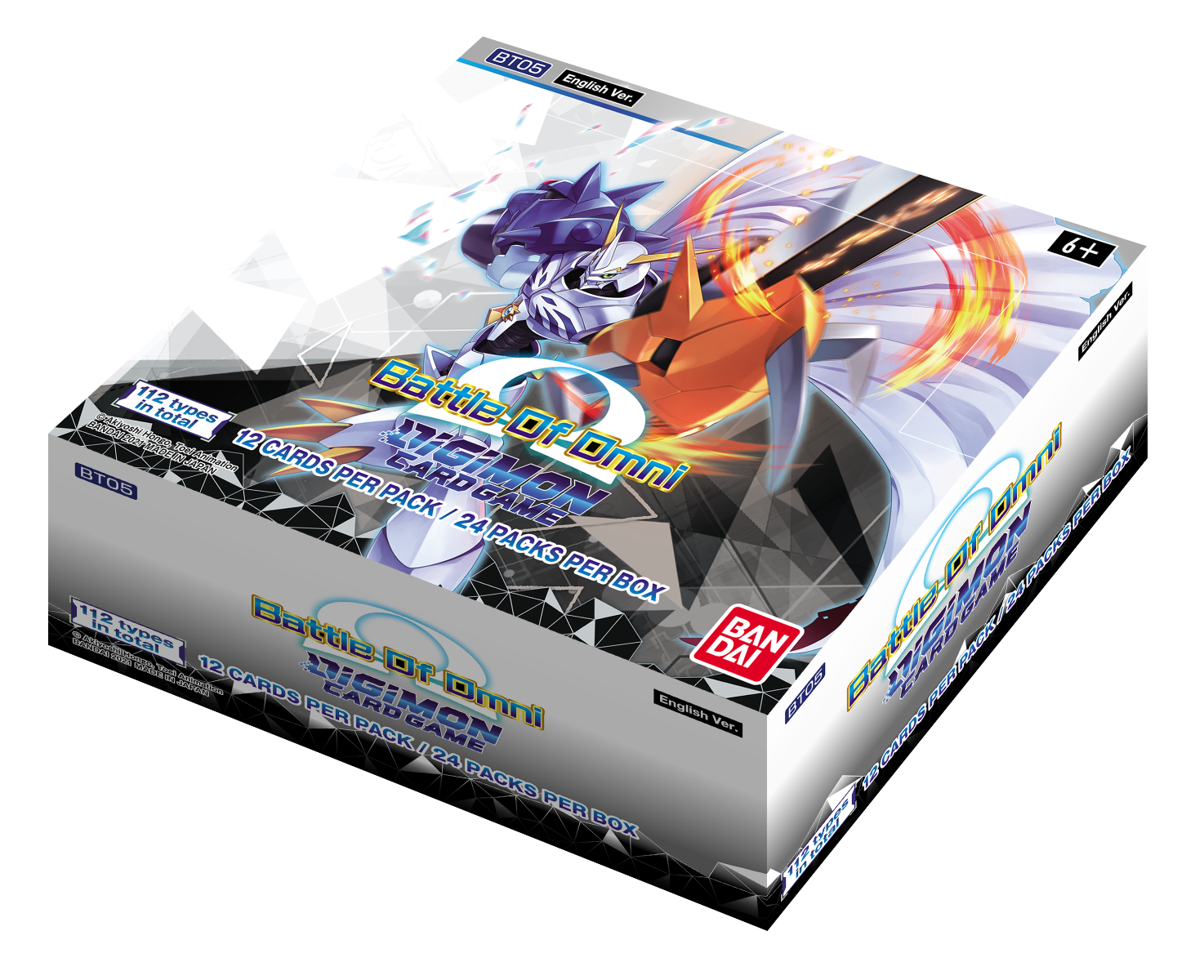 Digimon Card Game Series Battle of Omni BT05 Booster Display | Shuffle n Cut Hobbies & Games
