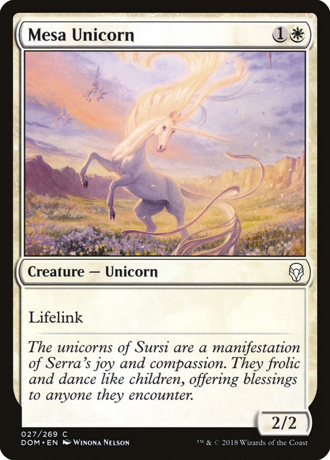 Mesa Unicorn [Dominaria] | Shuffle n Cut Hobbies & Games