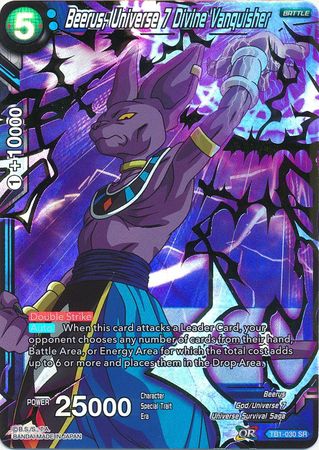 Beerus, Universe 7 Divine Vanquisher [TB1-030] | Shuffle n Cut Hobbies & Games