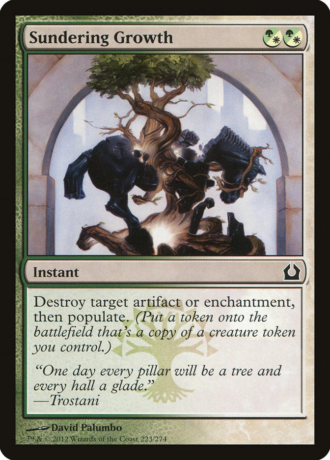 Sundering Growth [Return to Ravnica] | Shuffle n Cut Hobbies & Games