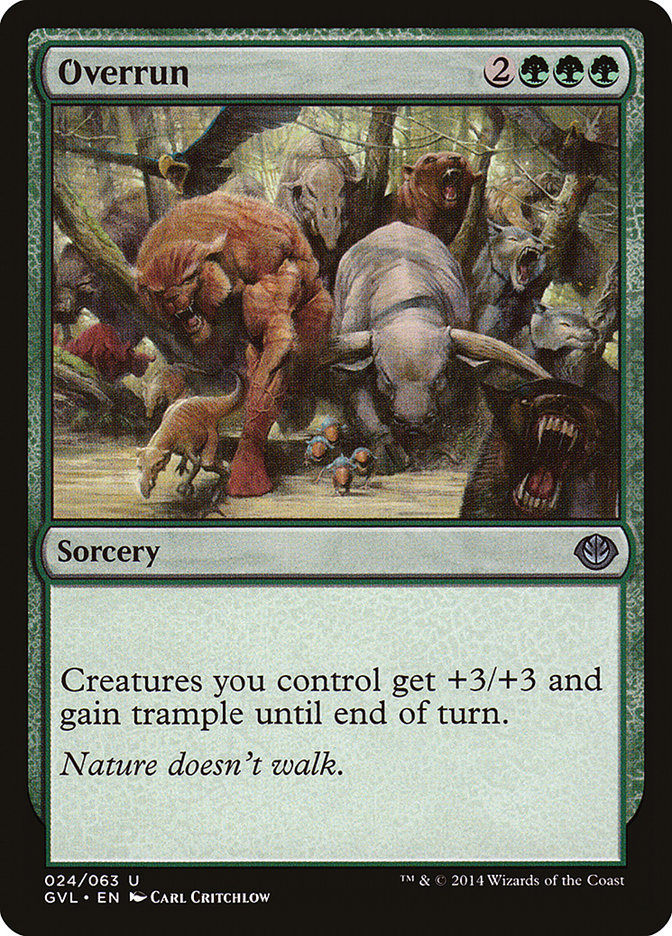 Overrun (Garruk vs. Liliana) [Duel Decks Anthology] | Shuffle n Cut Hobbies & Games