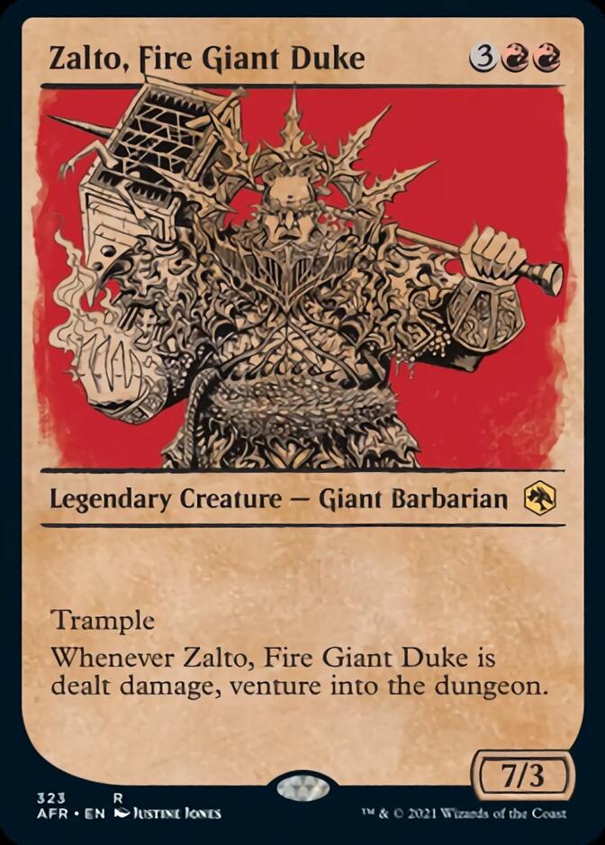 Zalto, Fire Giant Duke (Showcase) [Dungeons & Dragons: Adventures in the Forgotten Realms] | Shuffle n Cut Hobbies & Games