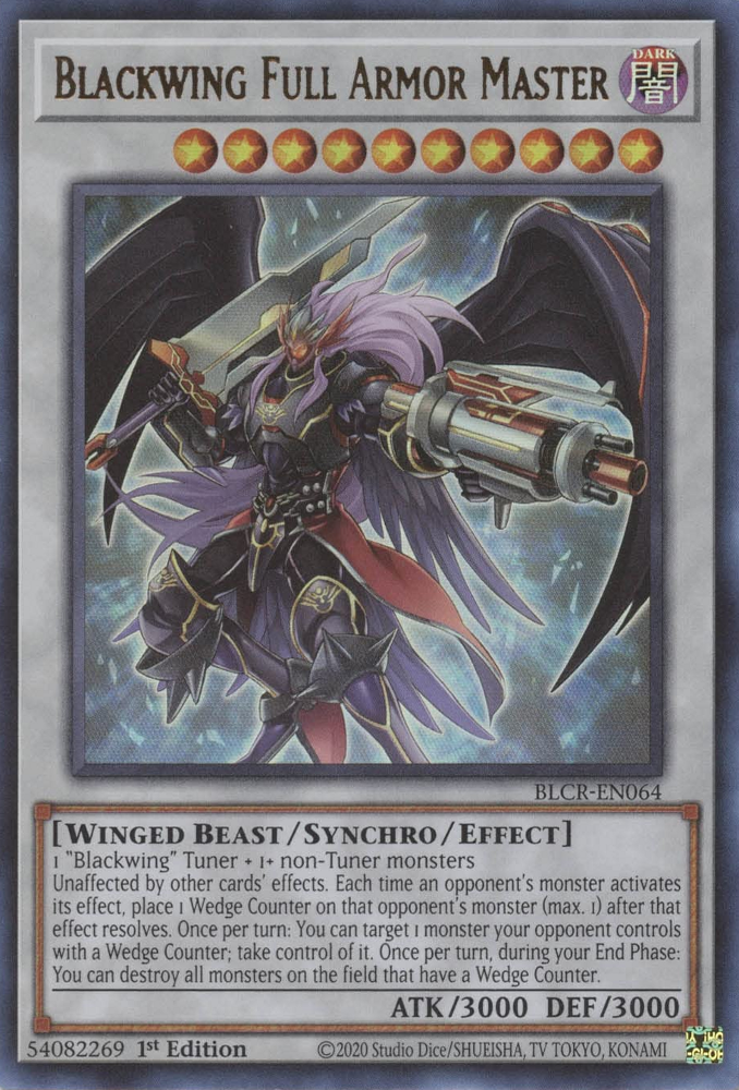 Blackwing Full Armor Master [BLCR-EN064] Ultra Rare | Shuffle n Cut Hobbies & Games