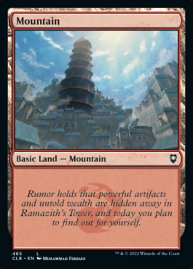 Mountain (465) [Commander Legends: Battle for Baldur's Gate] | Shuffle n Cut Hobbies & Games