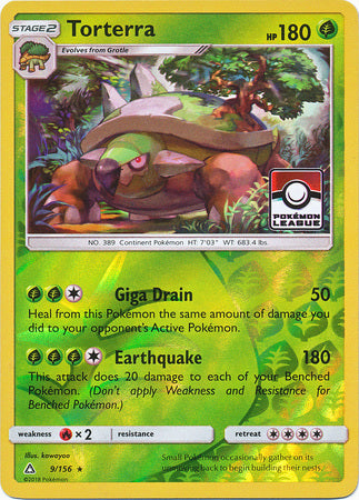 Torterra (9/156) (League Promo) [Sun & Moon: Ultra Prism] | Shuffle n Cut Hobbies & Games