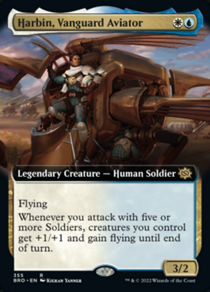 Harbin, Vanguard Aviator (Extended Art) [The Brothers' War] | Shuffle n Cut Hobbies & Games