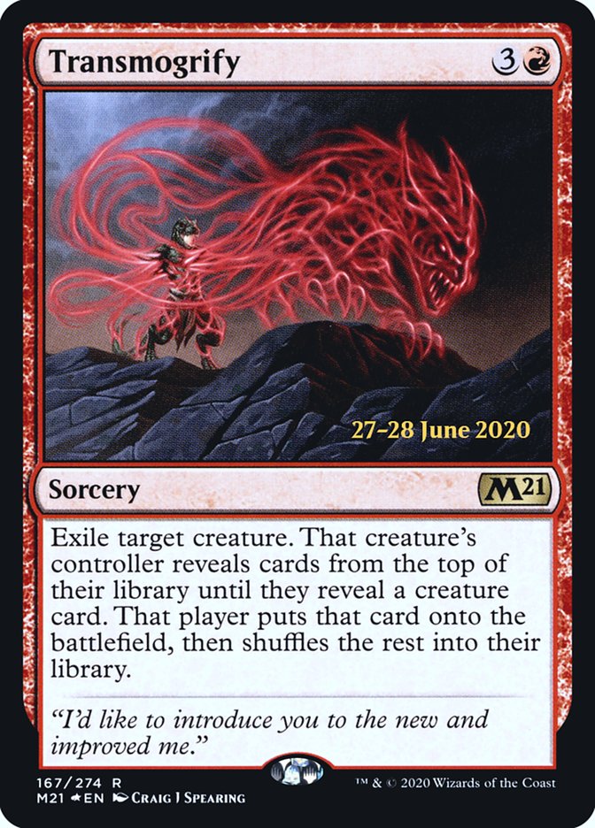 Transmogrify [Core Set 2021 Prerelease Promos] | Shuffle n Cut Hobbies & Games