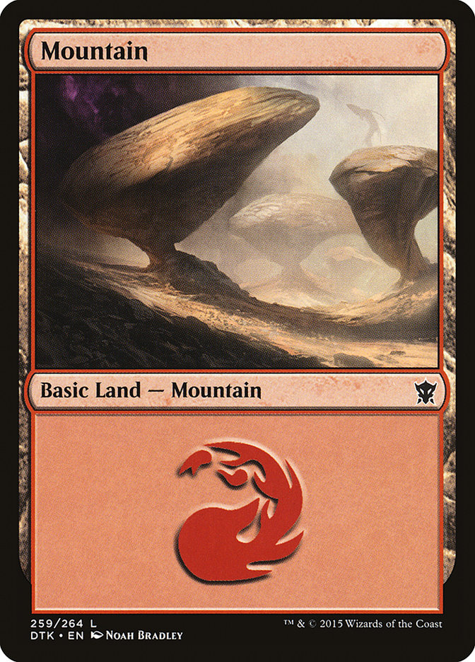 Mountain (259) [Dragons of Tarkir] | Shuffle n Cut Hobbies & Games