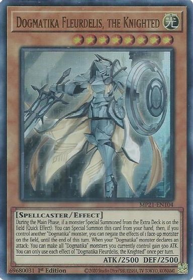 Dogmatika Fleurdelis, the Knighted [MP21-EN104] Ultra Rare | Shuffle n Cut Hobbies & Games