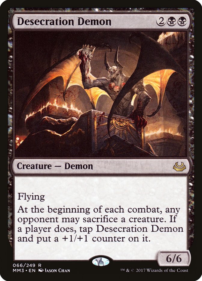 Desecration Demon [Modern Masters 2017] | Shuffle n Cut Hobbies & Games