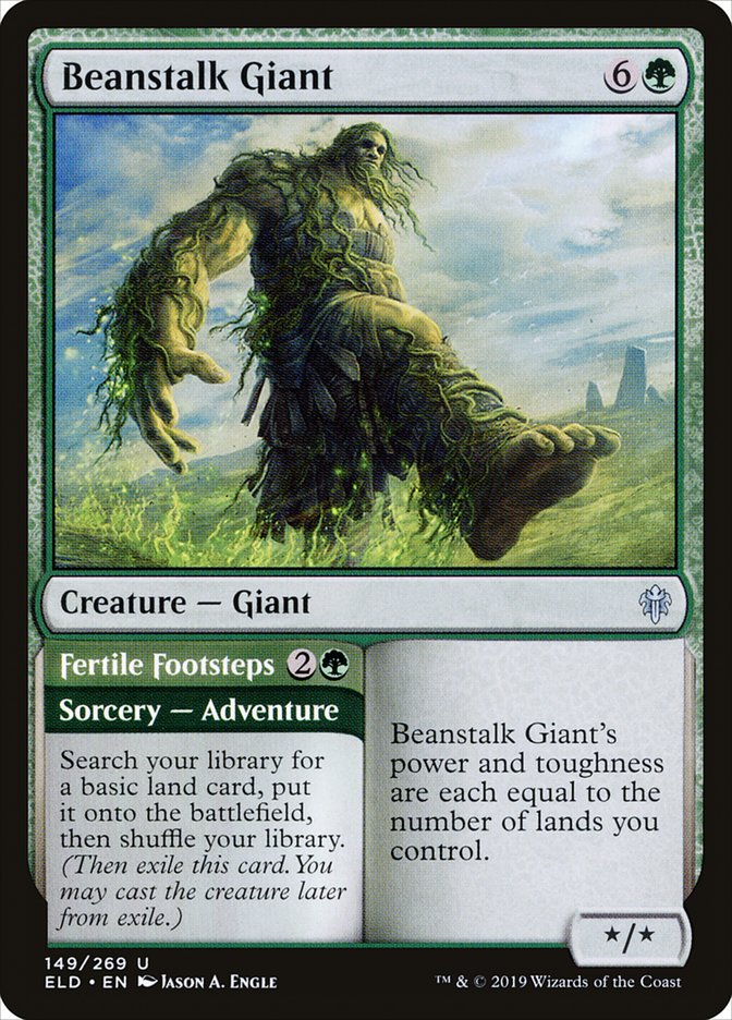 Beanstalk Giant // Fertile Footsteps [Throne of Eldraine] | Shuffle n Cut Hobbies & Games