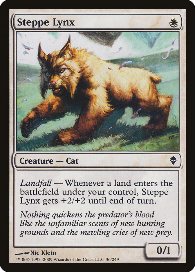 Steppe Lynx [Zendikar] | Shuffle n Cut Hobbies & Games