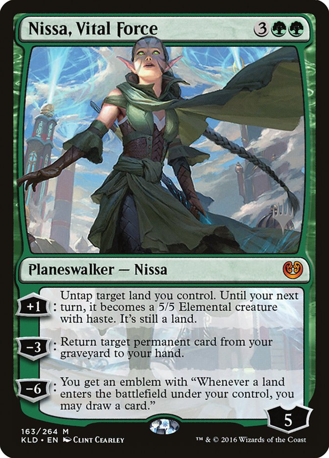 Nissa, Vital Force (Promo Pack) [Kaladesh Promos] | Shuffle n Cut Hobbies & Games