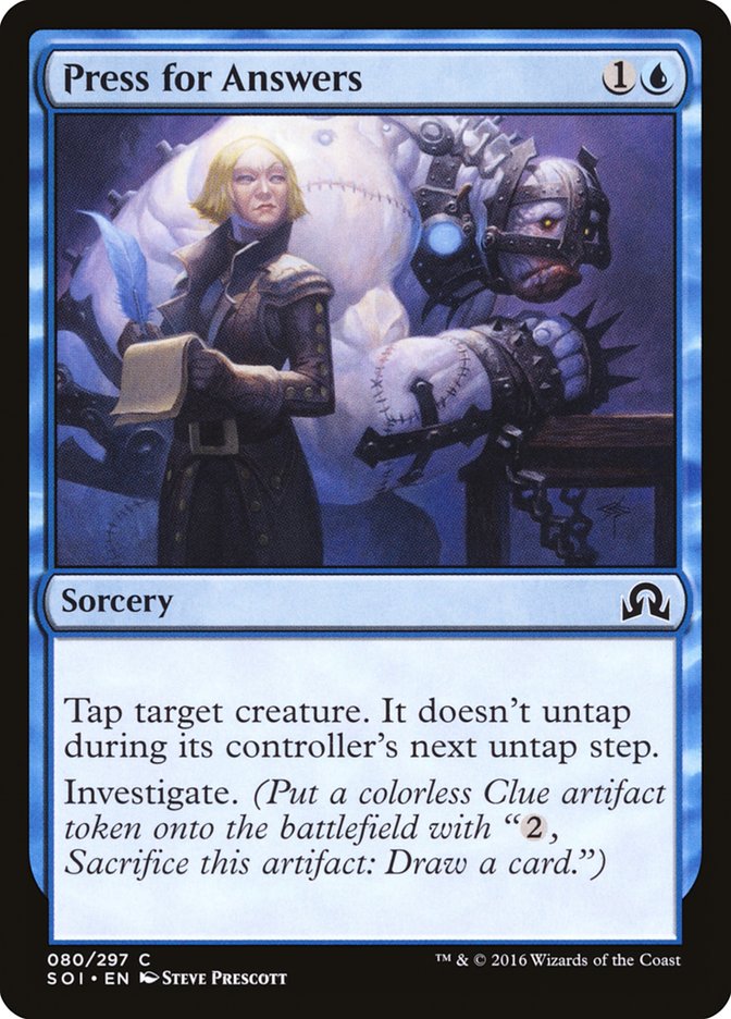 Press for Answers [Shadows over Innistrad] | Shuffle n Cut Hobbies & Games