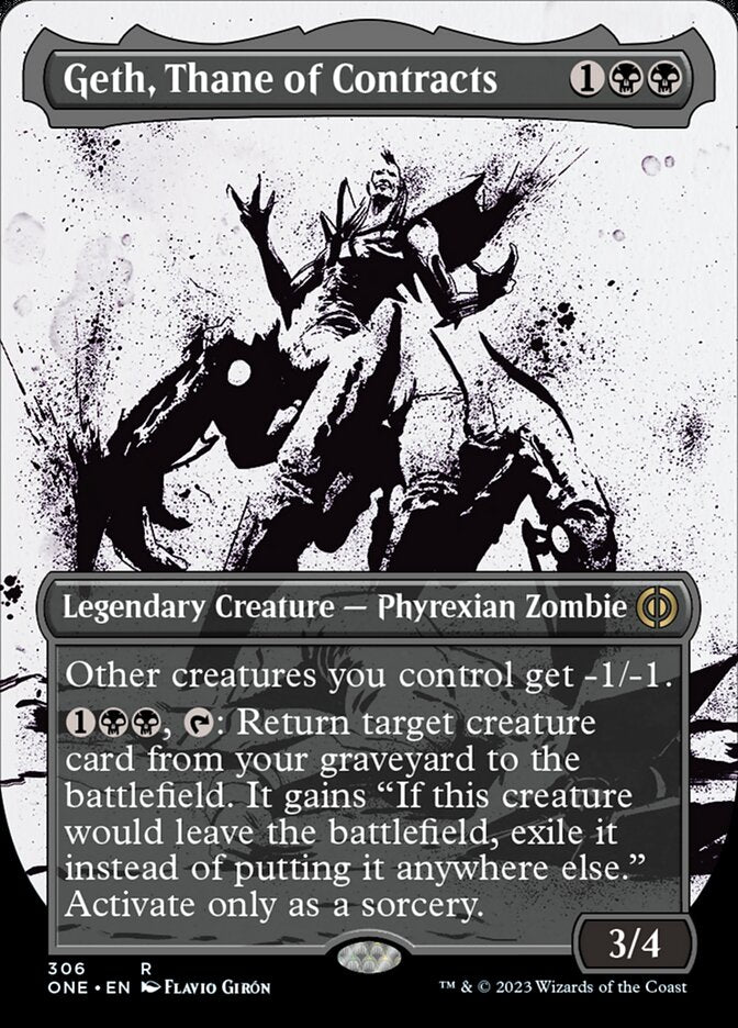 Geth, Thane of Contracts (Borderless Ichor) [Phyrexia: All Will Be One] | Shuffle n Cut Hobbies & Games