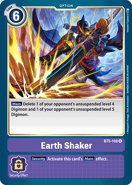 BT5-108: Earth Shaker | Shuffle n Cut Hobbies & Games