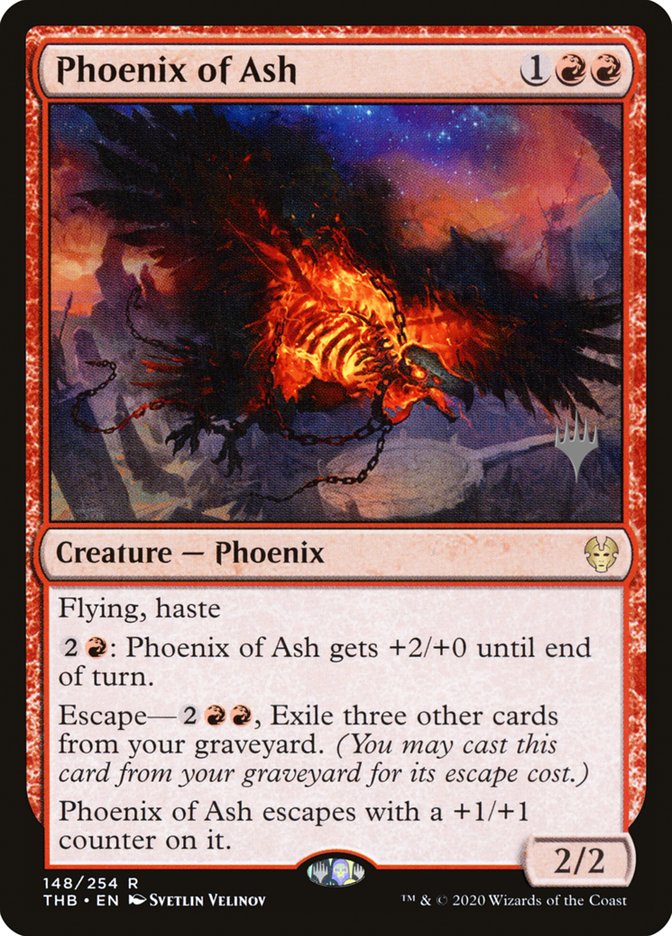 Phoenix of Ash (Promo Pack) [Theros Beyond Death Promos] | Shuffle n Cut Hobbies & Games