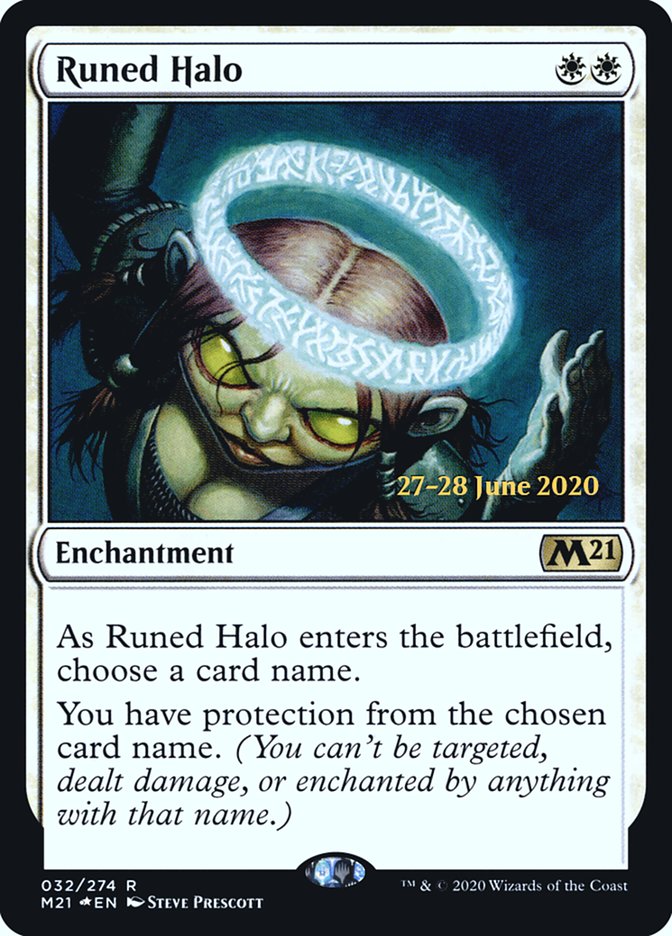 Runed Halo [Core Set 2021 Prerelease Promos] | Shuffle n Cut Hobbies & Games