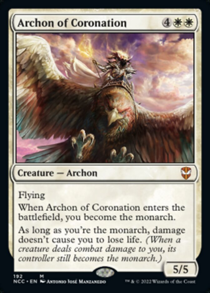 Archon of Coronation [Streets of New Capenna Commander] | Shuffle n Cut Hobbies & Games