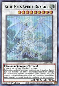Blue-Eyes Spirit Dragon (Green) [LDS2-EN020] Ultra Rare | Shuffle n Cut Hobbies & Games