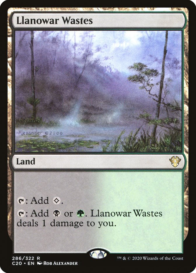 Llanowar Wastes [Commander 2020] | Shuffle n Cut Hobbies & Games