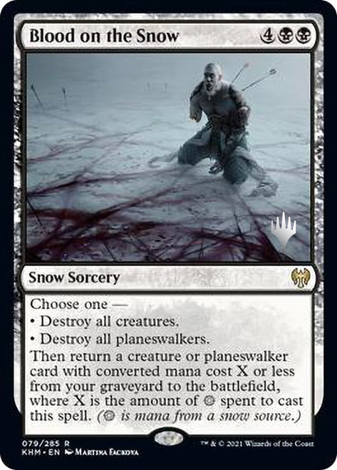 Blood on the Snow (Promo Pack) [Kaldheim Promos] | Shuffle n Cut Hobbies & Games