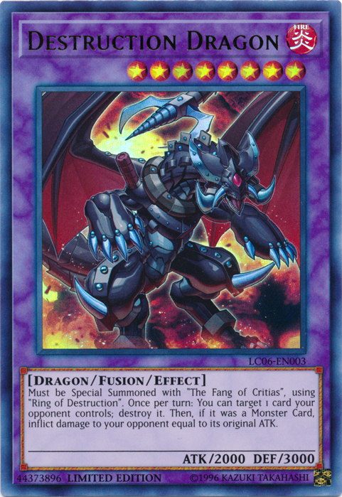 Destruction Dragon - LC06-EN003 [LC06-EN003] Ultra Rare | Shuffle n Cut Hobbies & Games