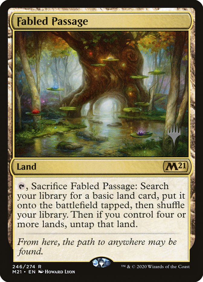 Fabled Passage (Promo Pack) [Core Set 2021 Promos] | Shuffle n Cut Hobbies & Games