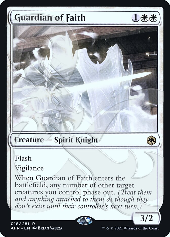 Guardian of Faith (Ampersand Promo) [Dungeons & Dragons: Adventures in the Forgotten Realms Promos] | Shuffle n Cut Hobbies & Games