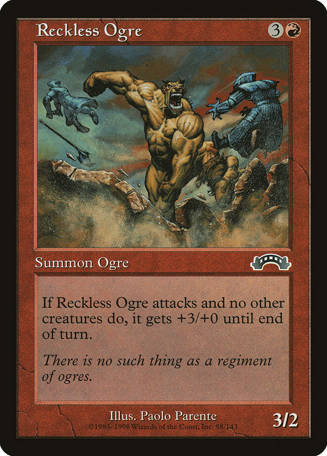 Reckless Ogre [Exodus] | Shuffle n Cut Hobbies & Games