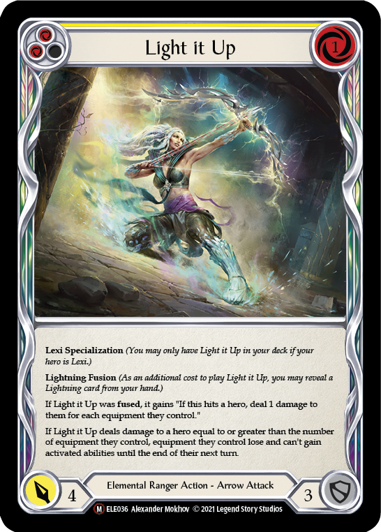Light it Up [U-ELE036] Unlimited Normal | Shuffle n Cut Hobbies & Games