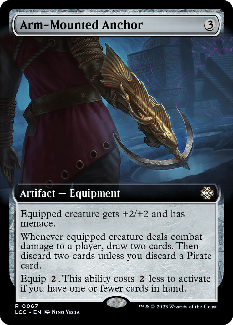 Arm-Mounted Anchor (Extended Art) [The Lost Caverns of Ixalan Commander] | Shuffle n Cut Hobbies & Games