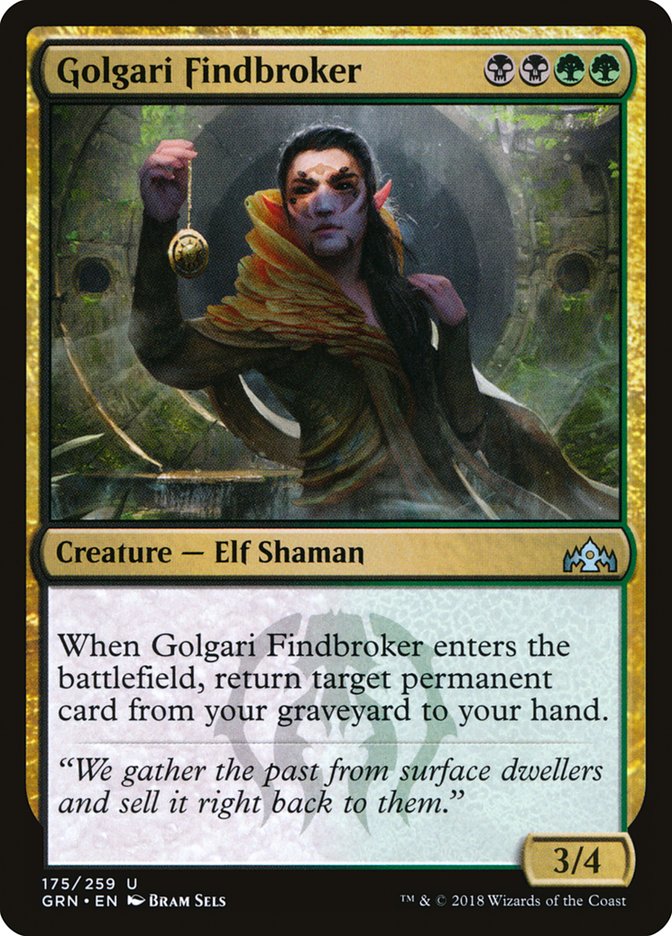 Golgari Findbroker [Guilds of Ravnica] | Shuffle n Cut Hobbies & Games