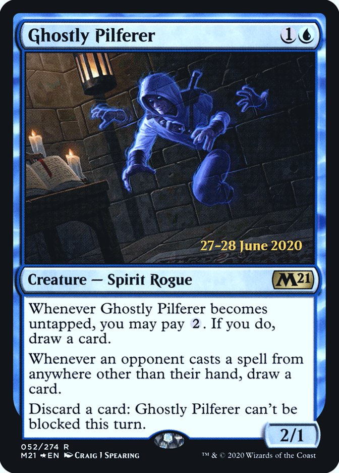 Ghostly Pilferer [Core Set 2021 Prerelease Promos] | Shuffle n Cut Hobbies & Games