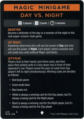 Day Vs. Night (Magic Minigame) [Innistrad: Midnight Hunt Minigame] | Shuffle n Cut Hobbies & Games