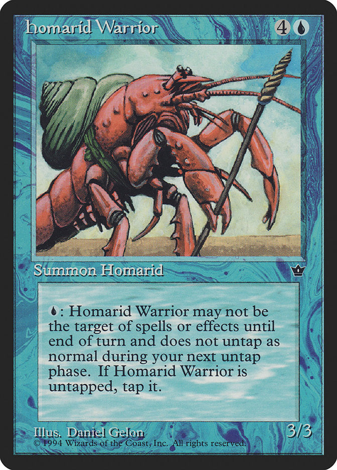 Homarid Warrior (Daniel Gelon) [Fallen Empires] | Shuffle n Cut Hobbies & Games
