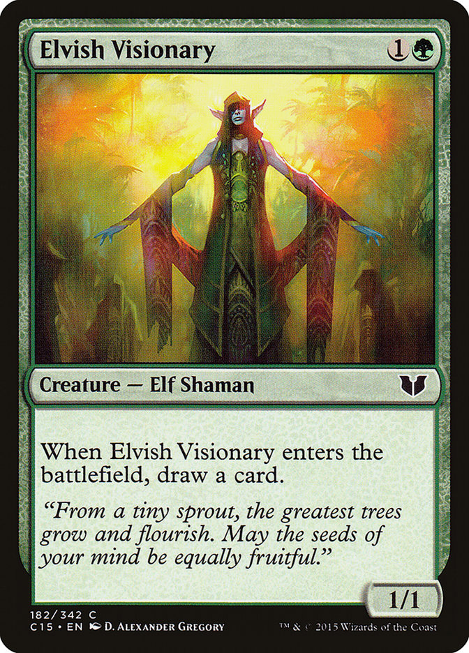 Elvish Visionary [Commander 2015] | Shuffle n Cut Hobbies & Games