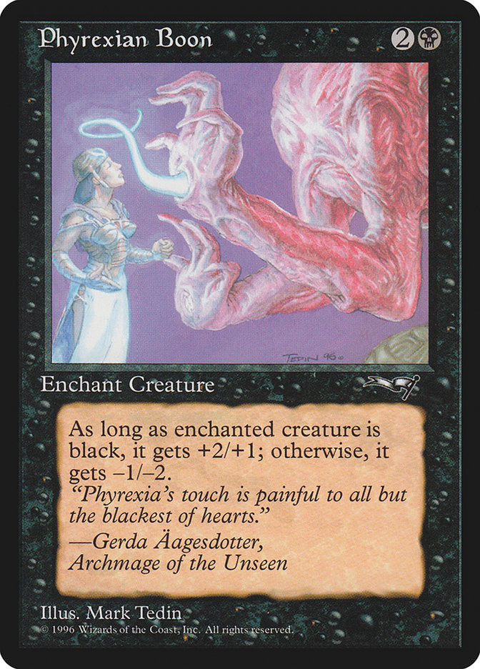 Phyrexian Boon (Person on the Left) [Alliances] | Shuffle n Cut Hobbies & Games
