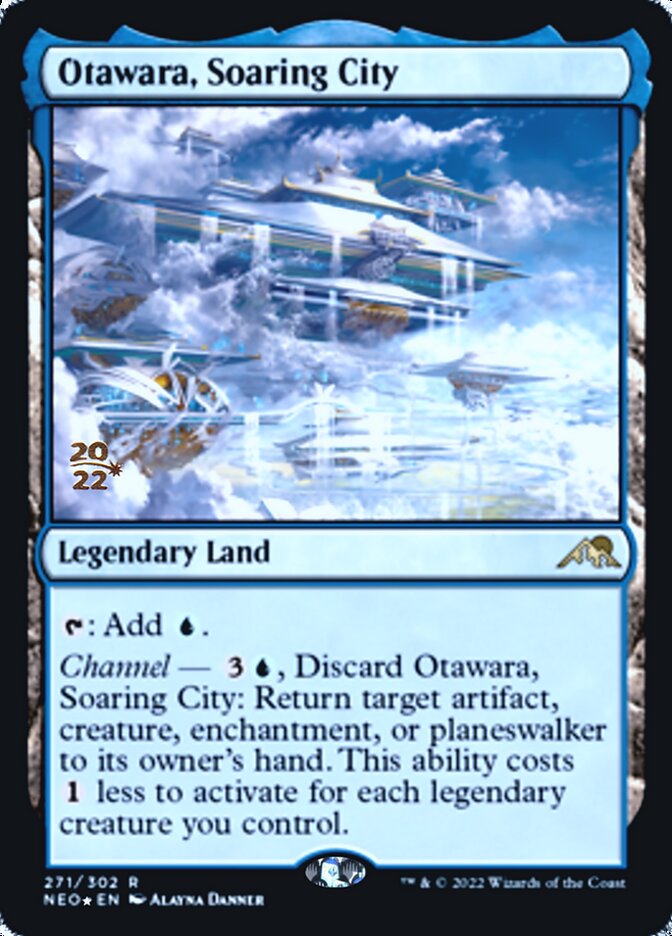 Otawara, Soaring City [Kamigawa: Neon Dynasty Prerelease Promos] | Shuffle n Cut Hobbies & Games