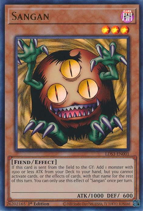 Sangan [LDS3-EN001] Ultra Rare | Shuffle n Cut Hobbies & Games