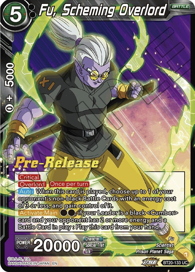 Fu, Scheming Overlord (BT20-133) [Power Absorbed Prerelease Promos] | Shuffle n Cut Hobbies & Games