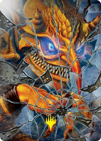 Reflection of Kiki-Jiki Art Card (Gold-Stamped Signature) [Kamigawa: Neon Dynasty Art Series] | Shuffle n Cut Hobbies & Games
