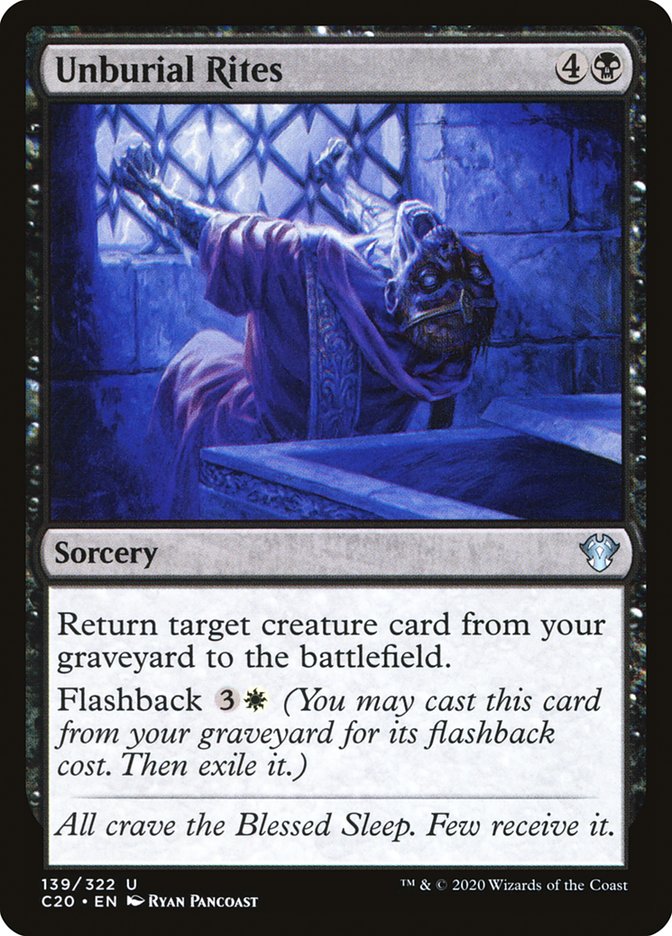 Unburial Rites [Commander 2020] | Shuffle n Cut Hobbies & Games