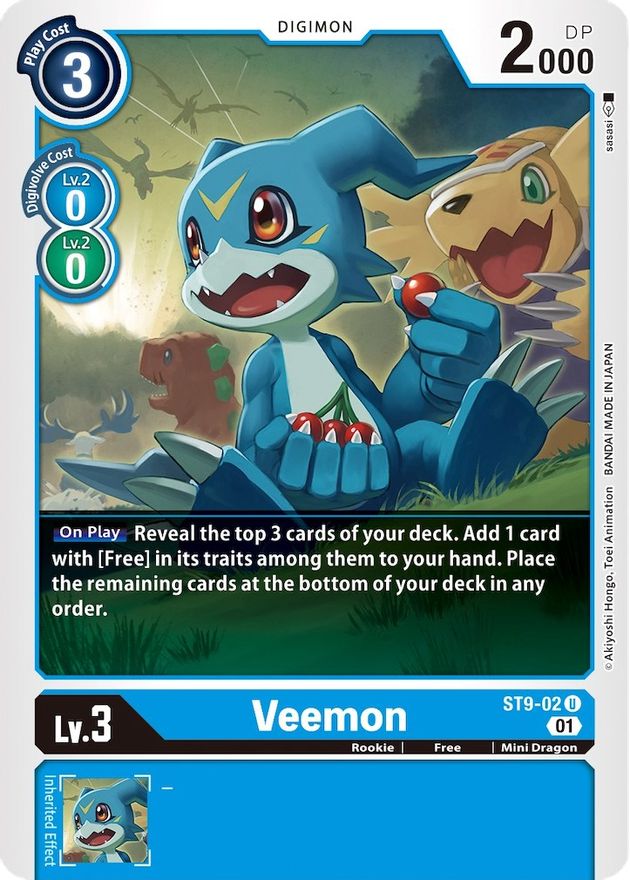 Veemon [ST9-02] [Starter Deck: Ultimate Ancient Dragon] | Shuffle n Cut Hobbies & Games