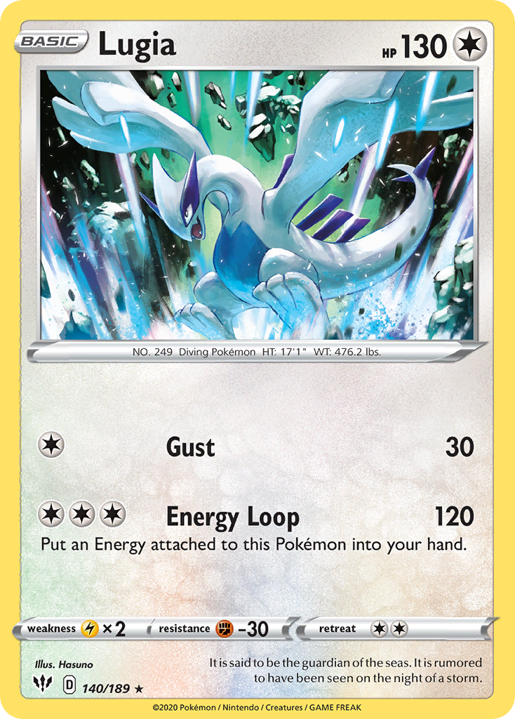 Lugia (140/189) [Sword & Shield: Darkness Ablaze] | Shuffle n Cut Hobbies & Games