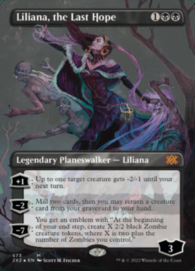 Liliana, the Last Hope (Textured Foil) [Double Masters 2022] | Shuffle n Cut Hobbies & Games