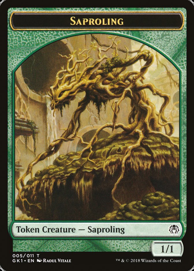 Saproling // Insect Double-Sided Token [Guilds of Ravnica Guild Kit Tokens] | Shuffle n Cut Hobbies & Games