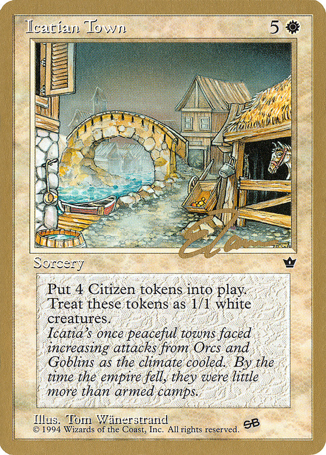Icatian Town (Eric Tam) (SB) [Pro Tour Collector Set] | Shuffle n Cut Hobbies & Games